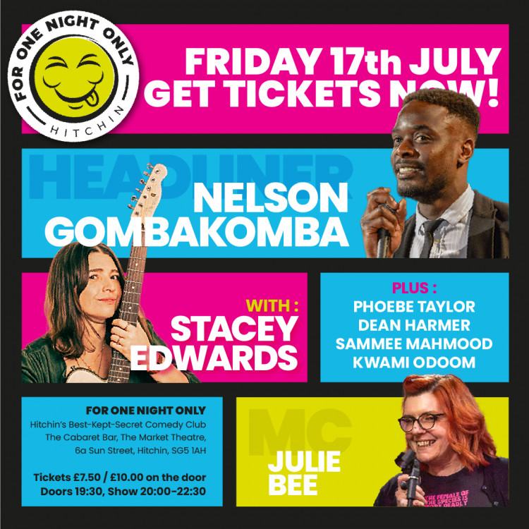 For One Night Only - Hitchin : 17th July 2026