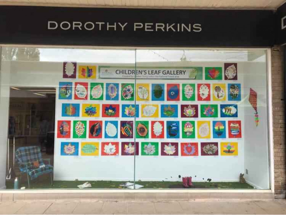 The children's gallery at the old Dorothy Perkins shop in the Belvoir Shopping Centre