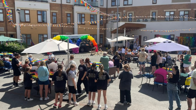 Silver Pride, the annual celebration of LGBTQ+ life and culture specially for the over 55s, made a welcome return to Crewe for 2026 (Photo: Belong Crewe).