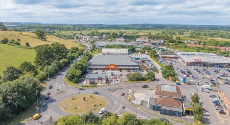 B&Q and Costa in Glastonbury (Credit: JLL)