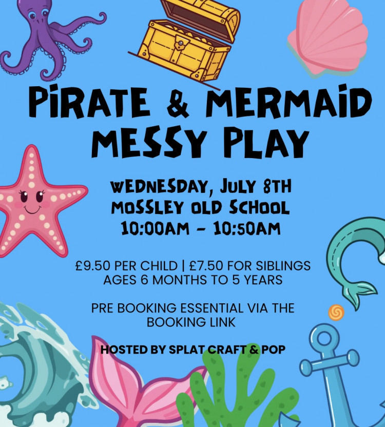 Pirates and Mermaid Messy Play (6m-5years)