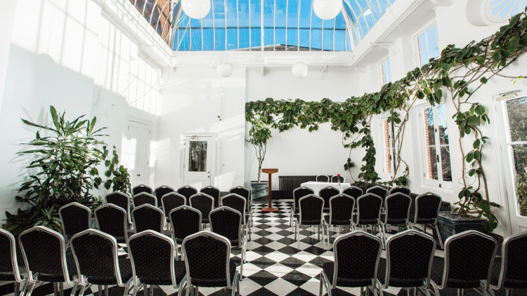 Celebrate your wedding at The Winter Garden room at York House for a special discounted rate until September (credit: Richmond Council).