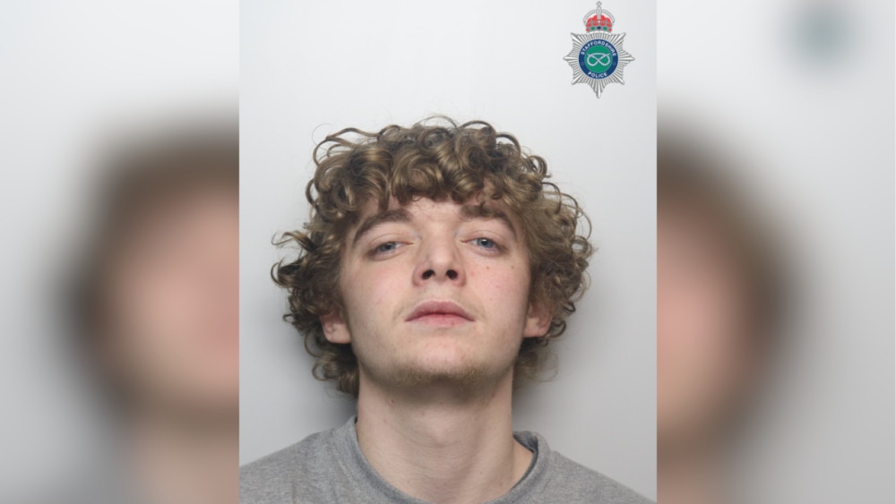 Ryan Mountford has been sentenced to six-years-and-four-months in prison at Stoke-on-Trent Crown Court (image via Staffordshire Police)