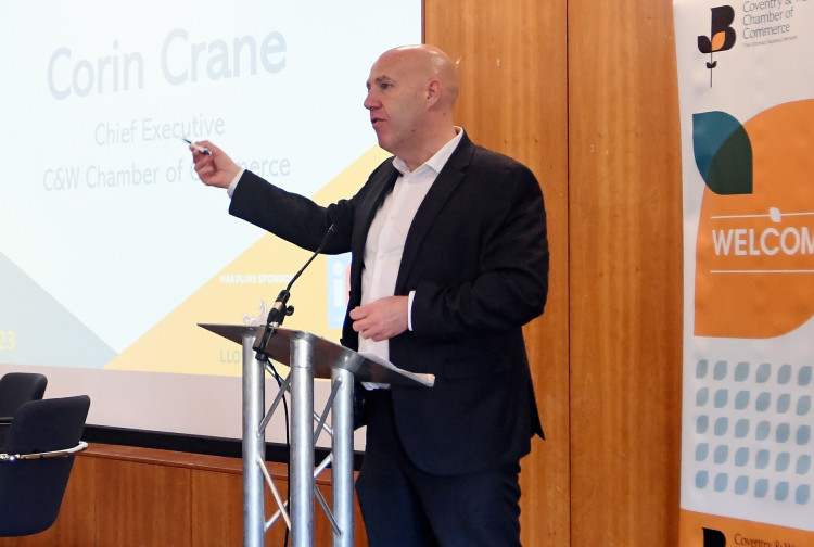 Corin Crane, chief executive of Coventry and Warwickshire Chamber of Commerce (image supplied)