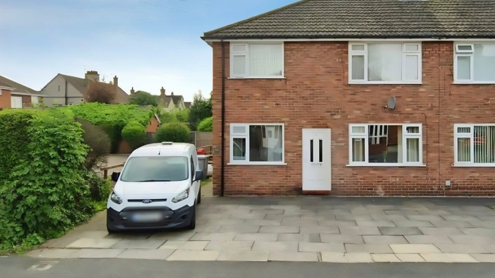 The two-bedroom flat on Dane Bank Avenue, Crewe (Photo: Stephenson Browne).