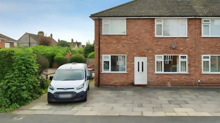 The two-bedroom flat on Dane Bank Avenue, Crewe (Photo: Stephenson Browne).