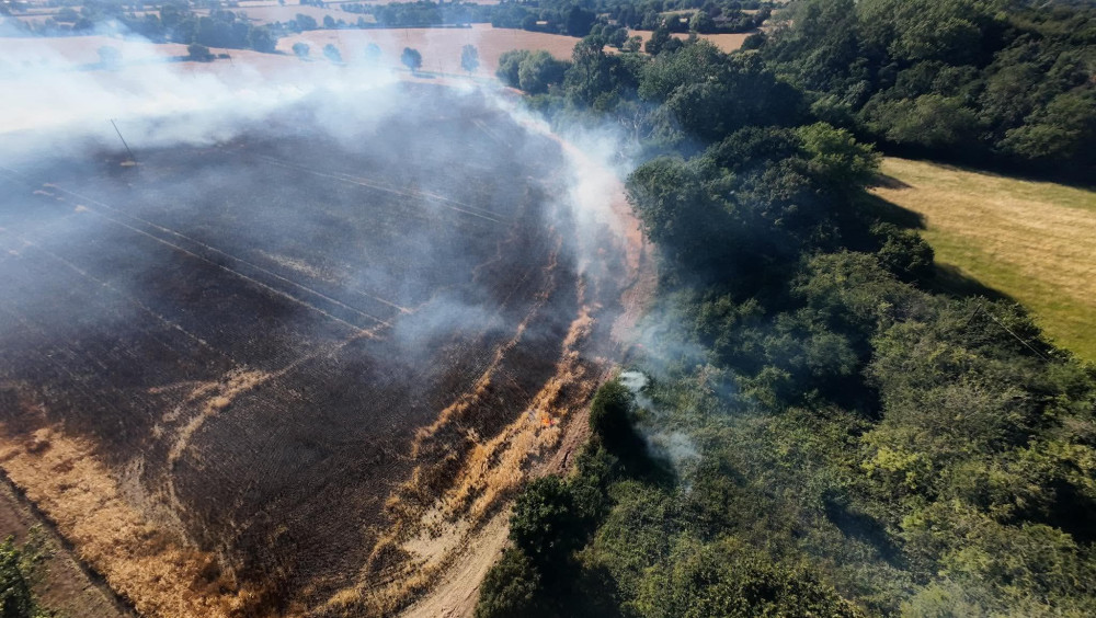 Crews were called at around 5.30pm (image by Alex Harvey)