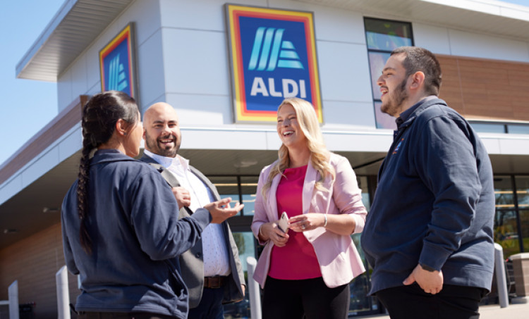 Job opportunities in Glastonbury and Street vary, including logistics, retail, social media, and care. (Photo: Aldi) 