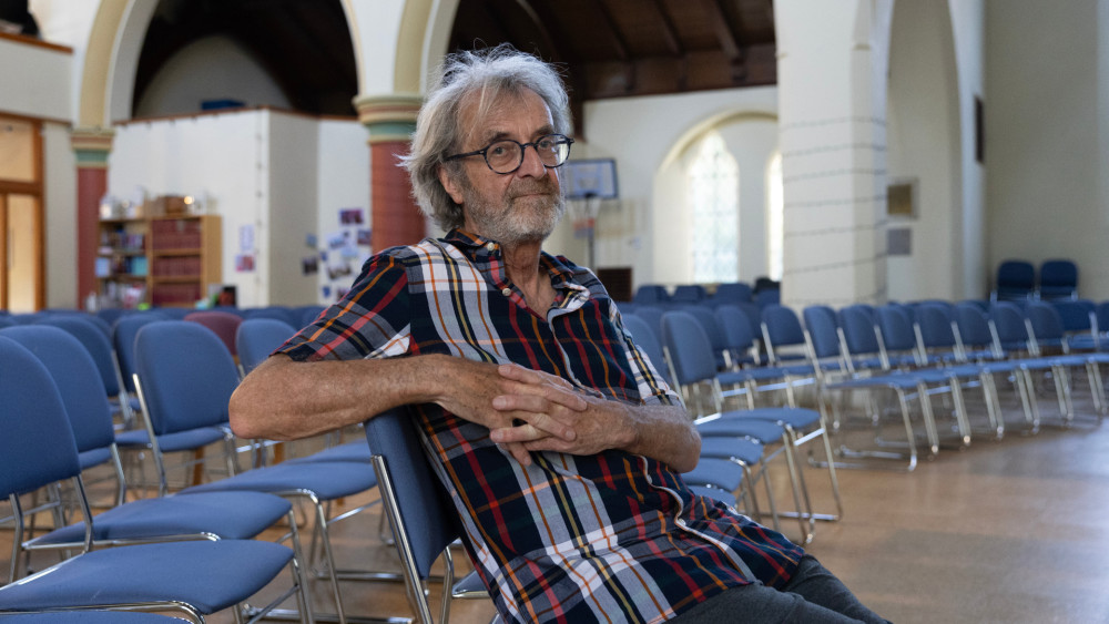 Tim Whitehead, 75, who has been a tenant of Richmond Foundation for 38 years, said he faces an increase of 60 per cent from £1,123 to £1,792 in his monthly rent (credit: Facundo Arrizabalaga/ MyLondon).