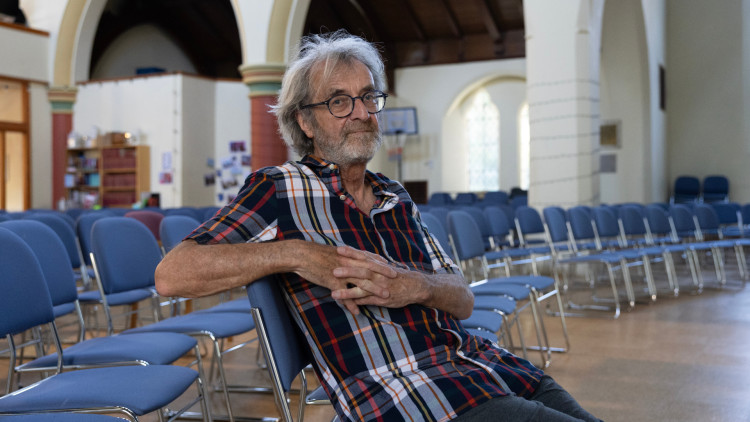 Tim Whitehead, 75, who has been a tenant of Richmond Foundation for 38 years, said he faces an increase of 60 per cent from £1,123 to £1,792 in his monthly rent (credit: Facundo Arrizabalaga/ MyLondon).