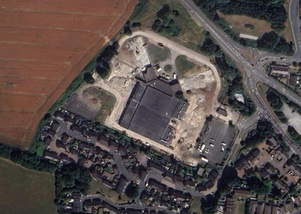 Top View Of The Former RBS Site (CREDIT:NWLDC)
