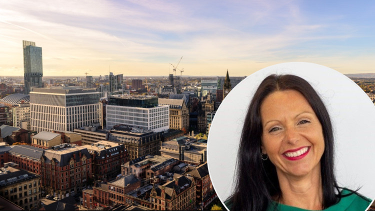 Caroline Simpson was appointed chief executive of Stockport Council in 2021, before joining the GMCA in 2024 (Image - main: LDRS / inset: GMCA)