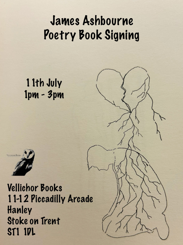 James Ashbourne Poetry and Book Signing