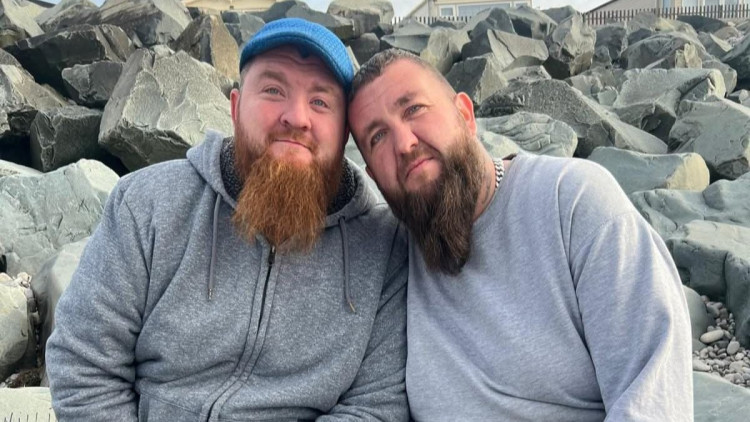 Brothers, Dave (left) and Christopher Rodgers (right), died in the same week in June (image via Neil Hargreaves)