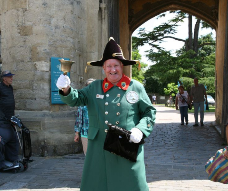 Former Wells Town Crier Len Sweales will receive the Freedom of the City after more than 25 years representing and supporting the city.