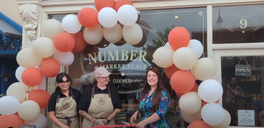 Alicia Kearns MP cuts ribbon to officially open Number 9 Market Place (Photo: Rutland and Stamford Sound)