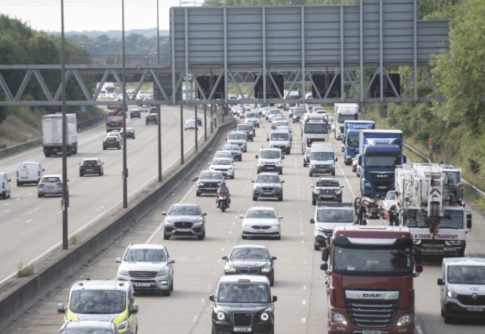 Delays of up to 40 minutes and three miles of congestion are expected (image via SWNS)