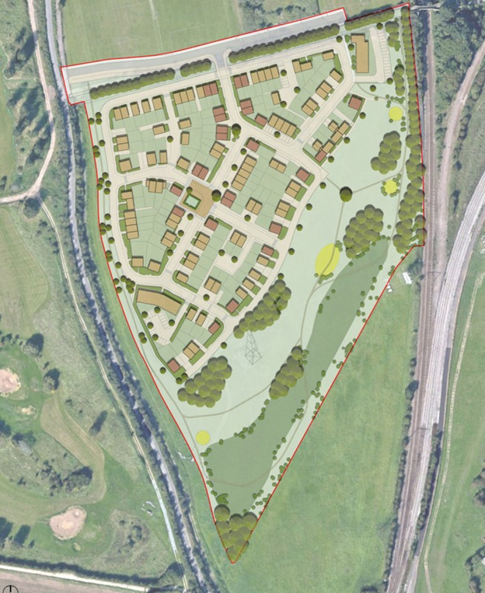 How the homes might be laid out. 