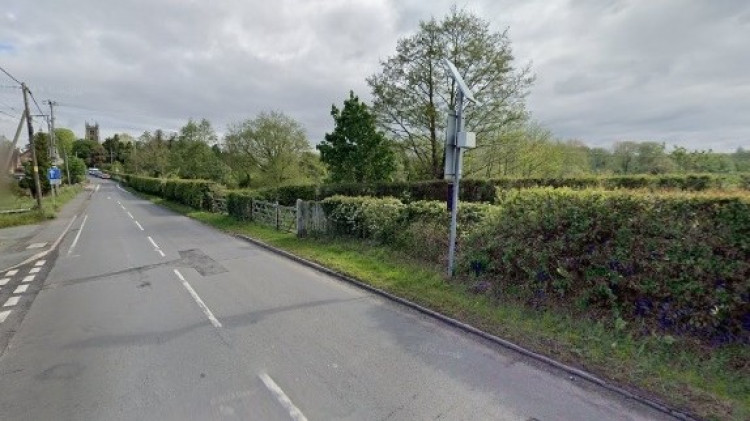 The application site, off Bridge Street, Wybunbury (Photo: Google)