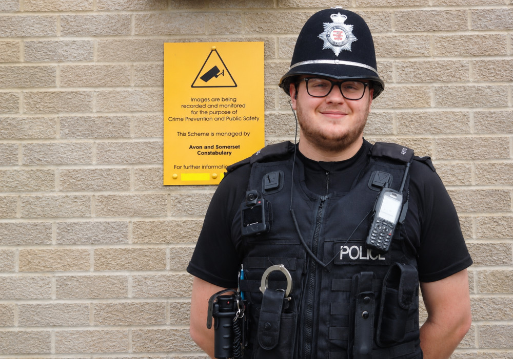 PC Callum Pearson has joined the local neighbourhood policing team after serving in Frome.