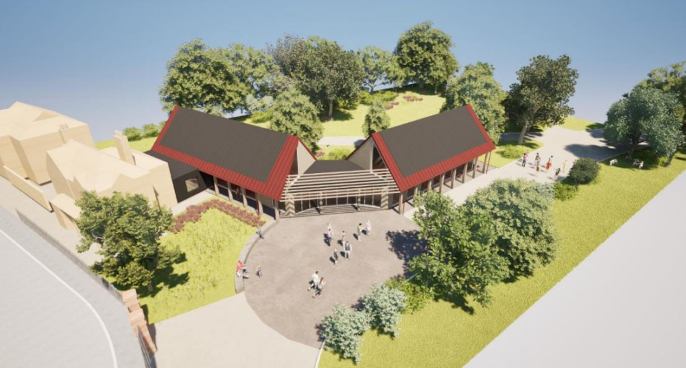 How the park centre might have looked. 