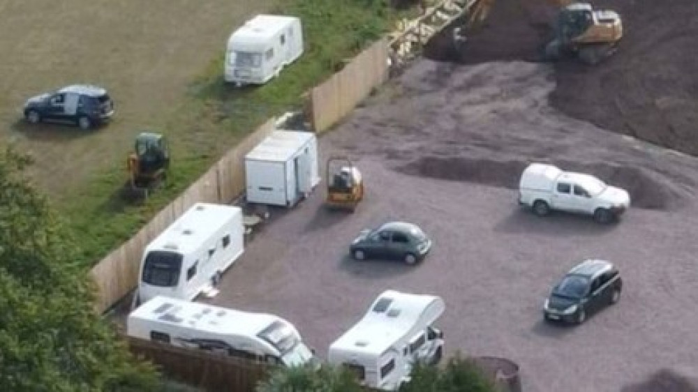 He did not have planning permission (image via Stafford Borough Council)