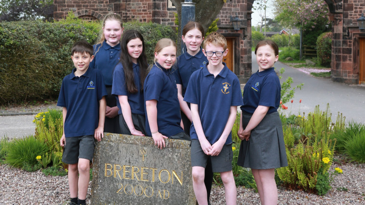 Pupils, staff and governors at Brereton CofE Primary School are in high spirits following the release of their latest Ofsted report (Credit: Supplied)