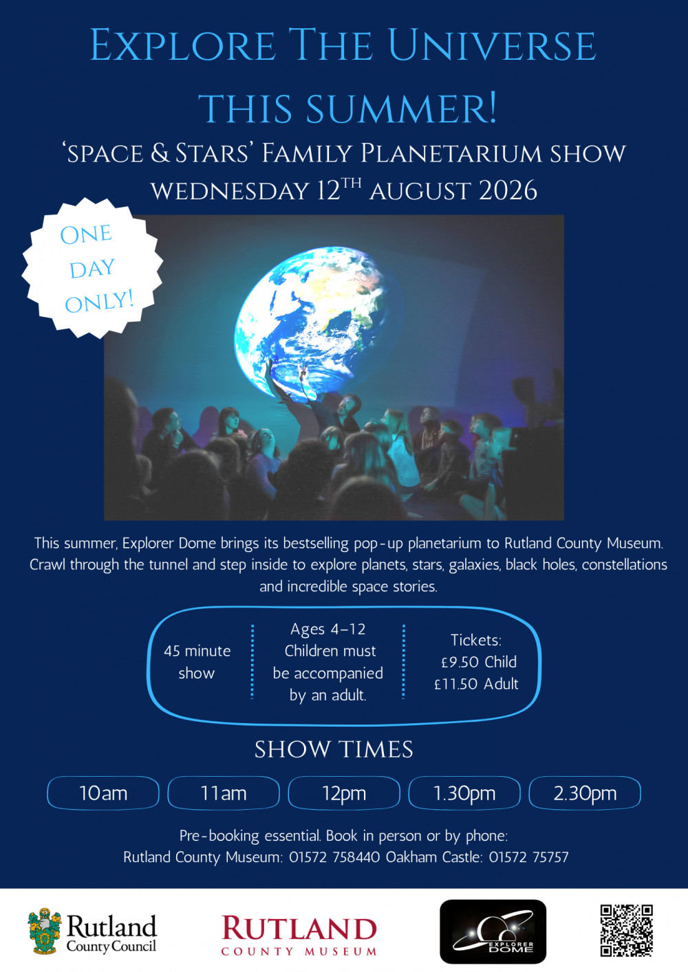 'Space and Stars' Family Planetarium Show