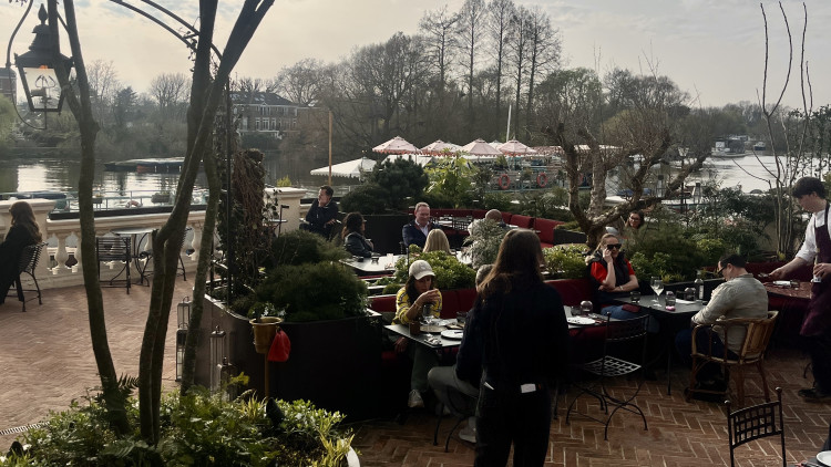 Richmond borough tops the list as London's best borough for alfresco dining, according to a new study (credit: Nub News).