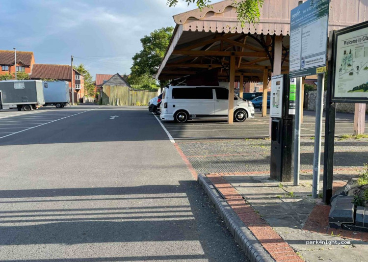 Glastonbury residents have raised concerns over claims that town centre car parks could be turned into housing. (Photo: St John's Car Park in Glastonbury) 