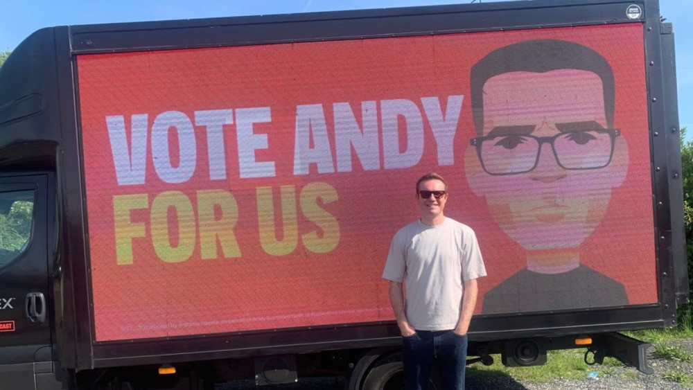 Macclesfield MP Tim Roca has backed Andy Burnham to be the next prime minister and Labour Party leader (Credit: Tim Roca MP)