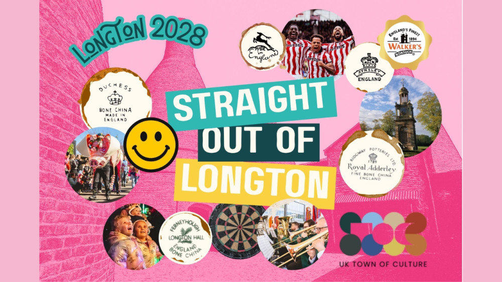 Longton’s design captures the landmarks, businesses and traditions of the area (image via Stoke-on-Trent City Council)