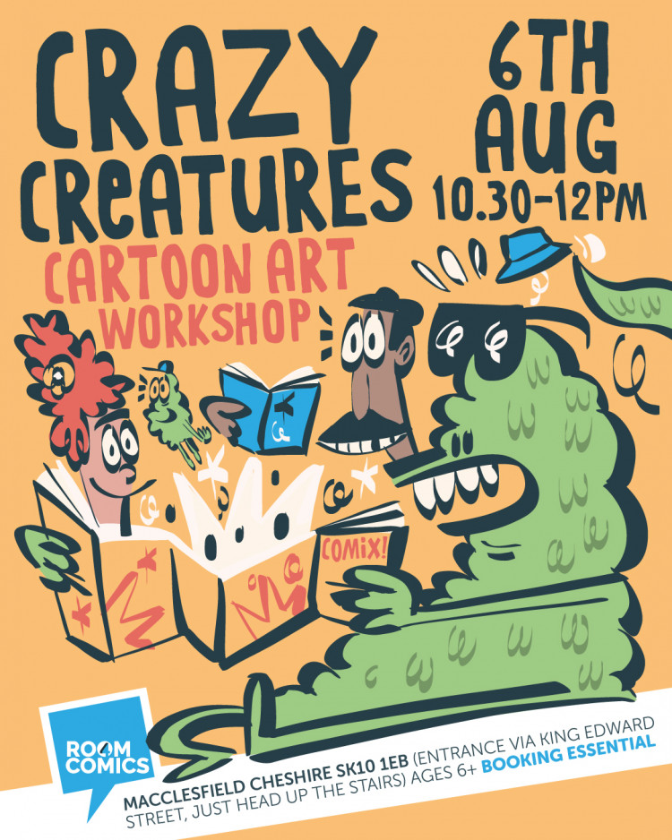 CRAZy CREATURES (6+) Cartoon Art Workshop