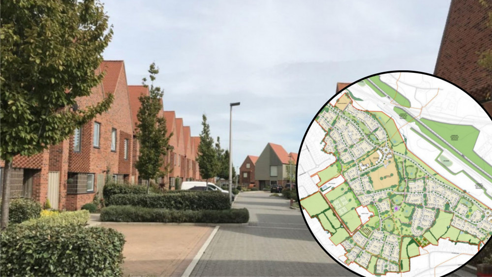 Plans for 970 homes in Balsall Common were first submitted in 2023 (images via planning application)