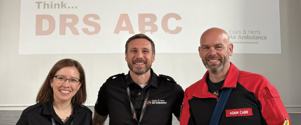 EHAAT CPR Smart team training on location at a school 