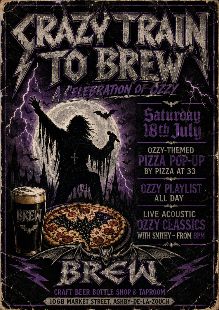 Ozzy Osbourne Event with Pizza & Music