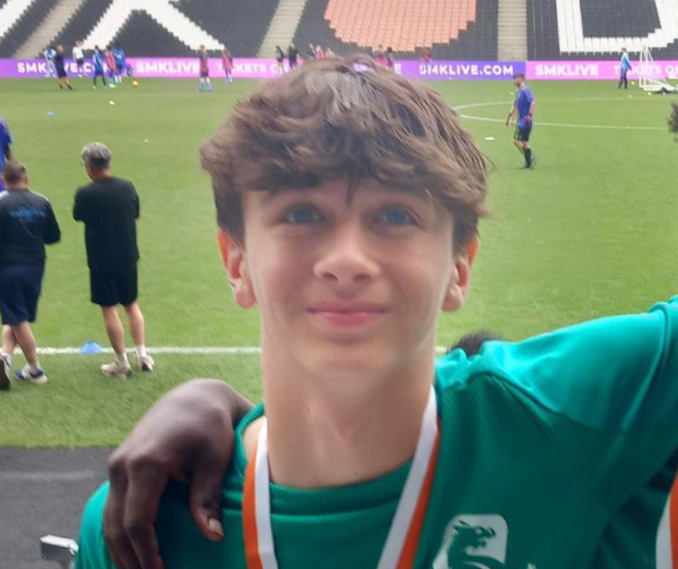 Eighteen young people from Somerset excelled at a national football tournament, leading to two being selected to represent England later this year (Supplied) 