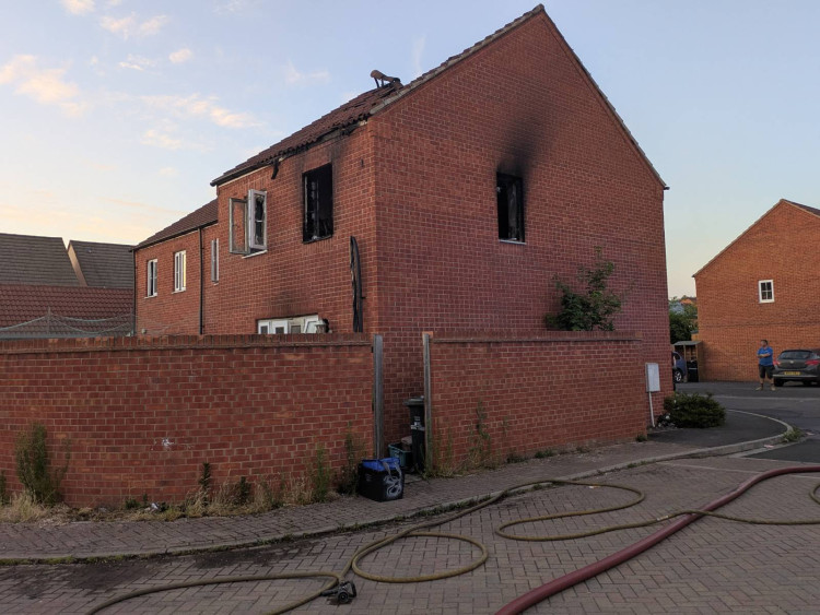 A fundraising appeal has been set up after a Compton Close house fire left a family with nothing. (LL/DILY) 