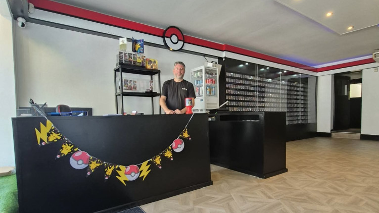 Trading Cards Land officially opened on Saturday 11 July (image via Mike Stanier)