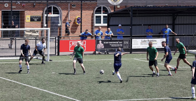 Warwick's charity football tournament raised a record £7,175.12 this year (image via The Railway Football Tournament)