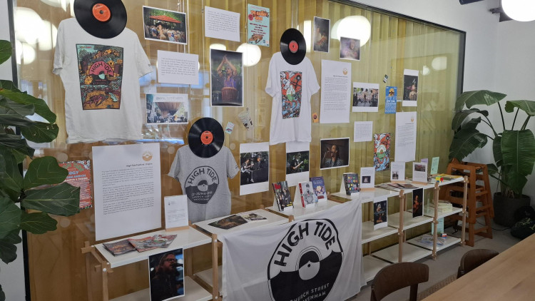 High Tide's new exhibition at Patch celebrating the history of the festival (credit: Image supplied).