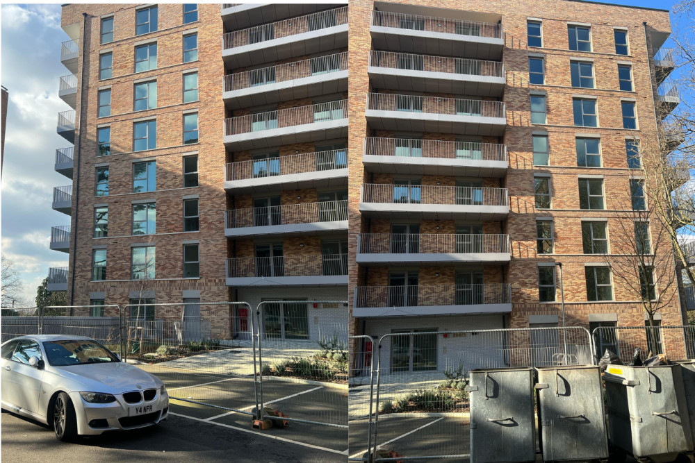 An apartment block at Cumberland House, Kingston, was left without water over the weekend (Images supplied)