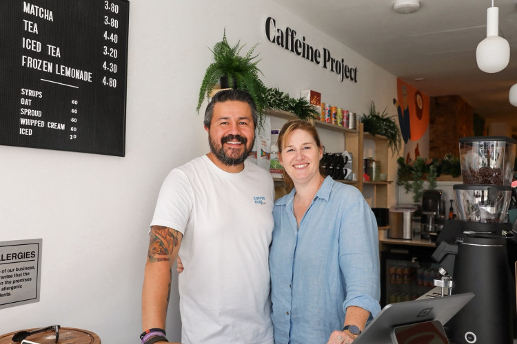 The Caffeine Project, a new family-run cafe by Lisa and Rafael Hernandez has opened in Leamington (image via Daisy Bloxham)