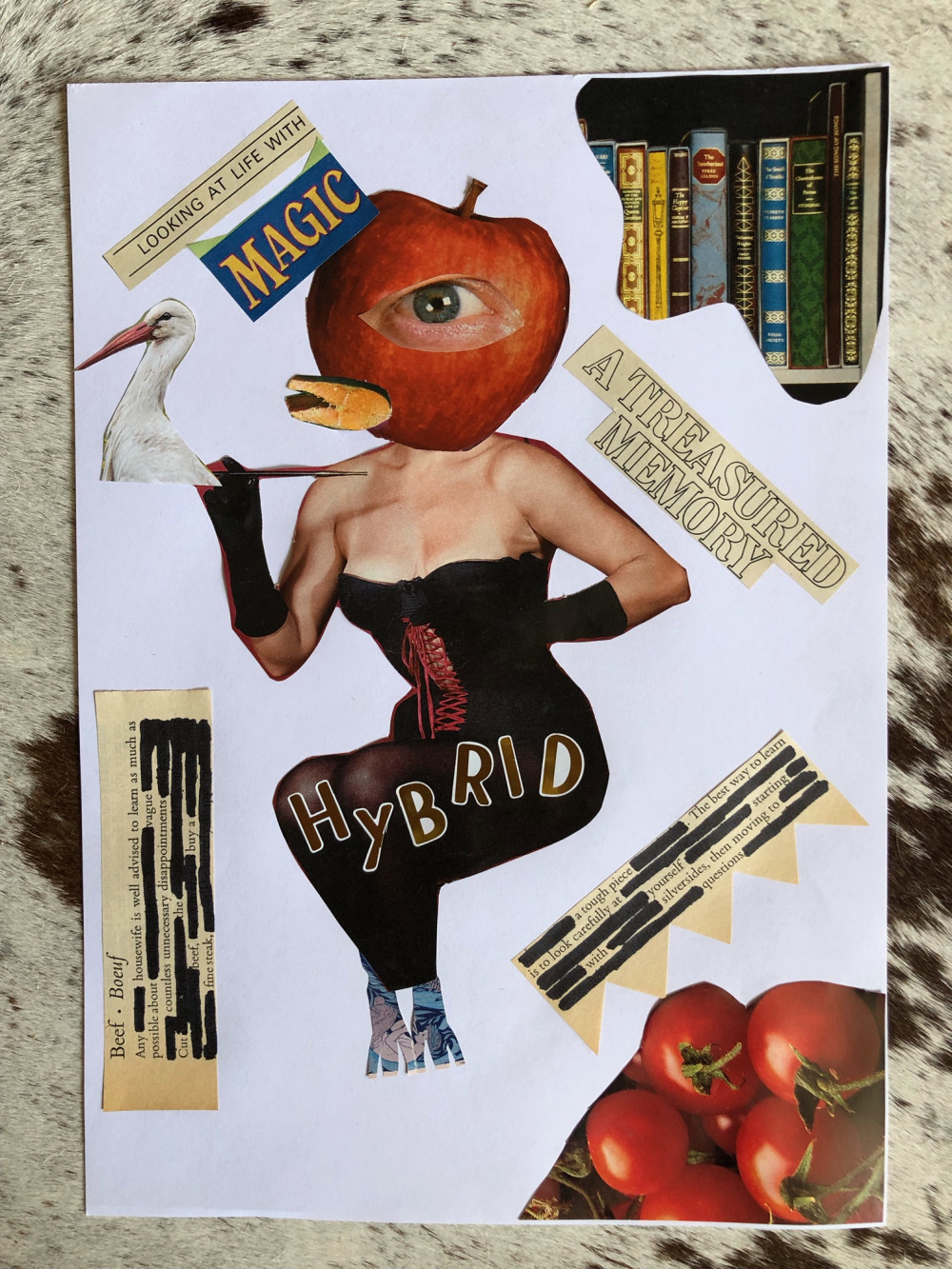 Hybrid Selves: Explore personal mythology through collage and found poetry