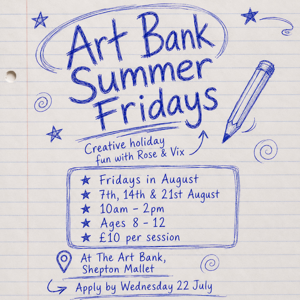 Art Bank Summer Fridays: Creative holiday fun with Rose & Vix