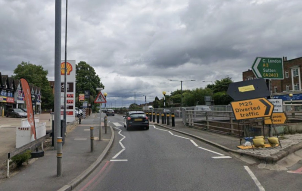 Transport for London (TfL) has said that repair work on the A3 between New Malden and Tolworth should now be finished by 24 July (Credit: Jam Press)