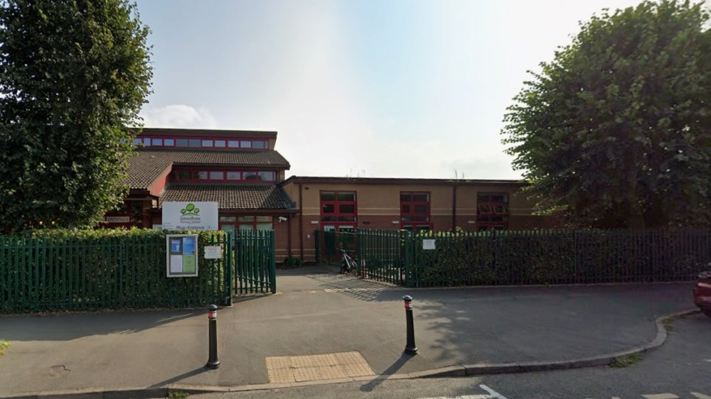 Warwickshire County Council is considering new parking restrictions around Woodloes Primary School (image via Google Maps)