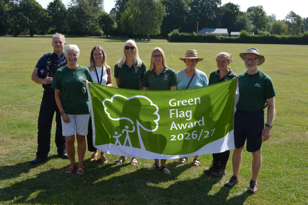 Ashby Town Council celebrate being awarded Green Flag Award (Photo: Ashby Town Council)
