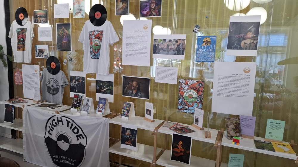 High Tide's new exhibition at Patch celebrating the history of the festival (credit: Image supplied).