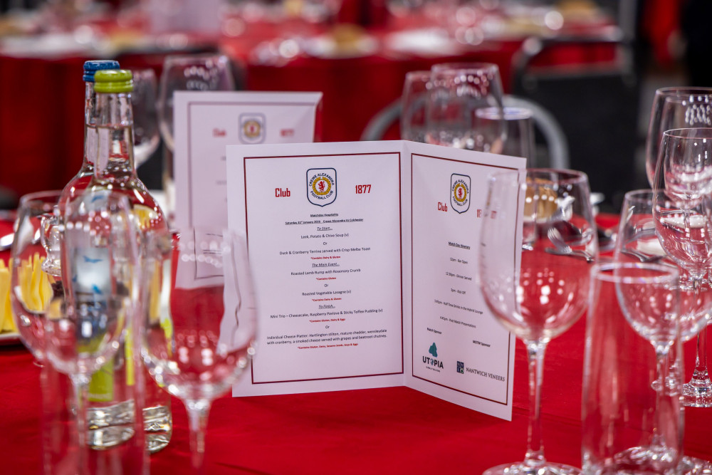 Hospitality: Crewe Alexandra v Walsall
